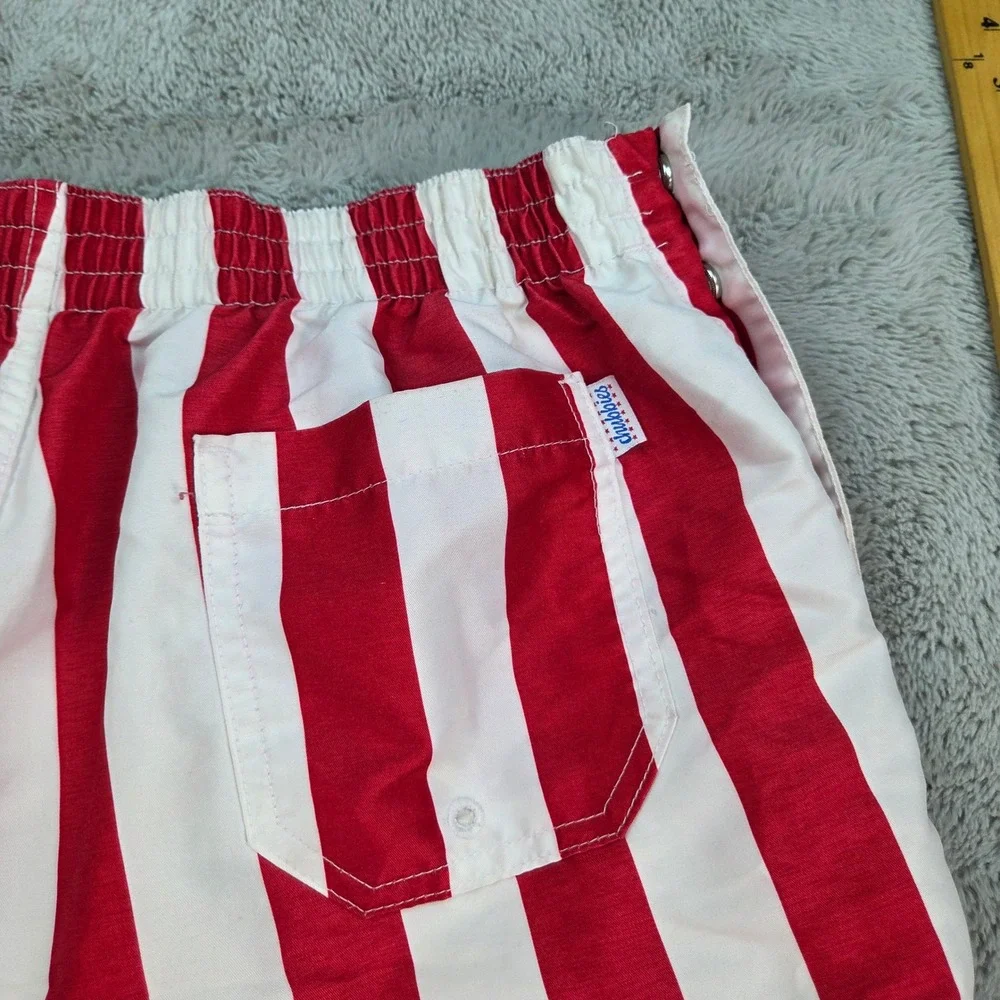 Chubbies Snap Side Shorts Mens XXL American Flag Stars Stripes Red White Blue US